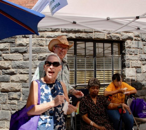Roosevelt Island Day 2018 In Photos Roosevelt Island Disabled Association President Wendy Hersh never misses a volunteer opportunity.